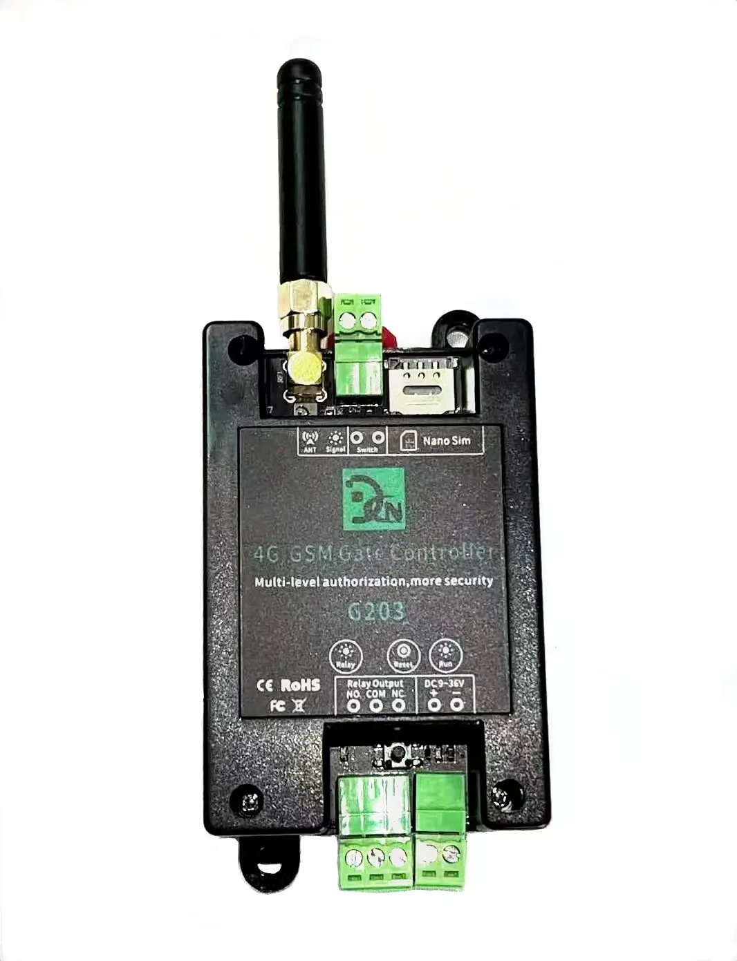Chisung Suporte 999 Usadores Novo Modelo G203 4G GSM Relé Cartão SIM Interruptor de Relé GSM chamada grátis Controle por Aplicativo Callny