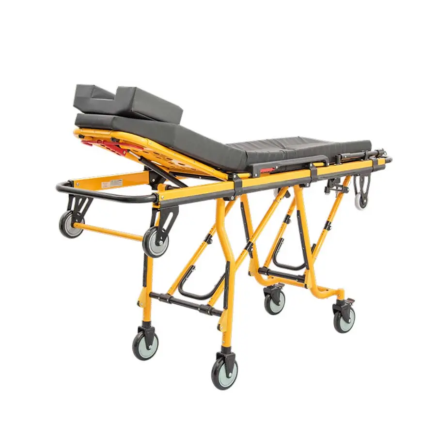 Emergency Rescue Automatic Loading Ambulance Stretcher Trolley Stretcher Rolling Bed