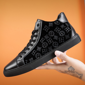 Bande haute haute qualité baskets hommes femmes adolescent en cuir véritable Sneaker décontracté chaussures sur mesure sportif printemps automne - Product Image 3
