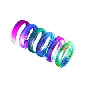 Nouveau bracelet lumineux LED en acrylique avec logo imprimé ML49, accessoires pour concerts et bars - Product Image 1