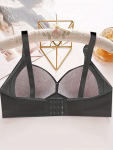 Vente en gros de sous-vêtements <span class=keywords><strong>grande</strong></span> <span class=keywords><strong>taille</strong></span> froncés sans armatures, sous-vêtements confortables pour femmes, lingerie, soutiens-<span class=keywords><strong>gorge</strong></span> respirants pour femmes enceintes - Product Image 3