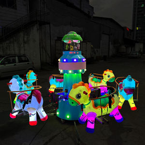 Bán nóng trong nhà trẻ em thiết bị sân chơi vui vẻ đi vòng <span class=keywords><strong>Carousel</strong></span> cưỡi ngựa Nhựa Công viên giải trí cưỡi để sử dụng nhà - Product Image 5