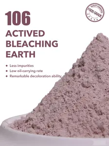 Jiejing bentonite attivato sbiancante terra argilla additivi alimentari per palma mais soia olio di girasole raffinazione purificazione