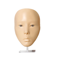 Le plus récent 5D réaliste pratique masque de maquillage visage complet Silicone maquillage pratique peau conseil avec support