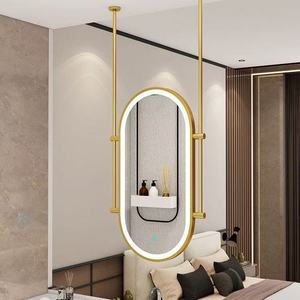 <span class=keywords><strong>Miroir</strong></span> suspendu <span class=keywords><strong>au</strong></span> <span class=keywords><strong>plafond</strong></span> à LED pour salle de bain d'hôtel avec <span class=keywords><strong>miroir</strong></span> suspendu pour salon de coiffure - Product Image 2
