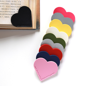 Venta al por mayor PU marcapáginas PU cuero corazón marcapáginas para <span class=keywords><strong>promociones</strong></span> Linda página esquina lectura marcapáginas Accesorios - Product Image 5