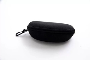 Lot de 3 étuis rigides en EVA pour lunettes, étui à fermeture éclair pour lunettes de soleil avec crochet, étui de voyage portable pour hommes et femmes - Product Image 2