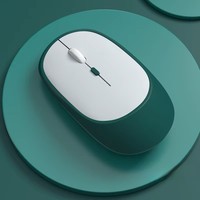 Mouse Optik USB LED Mode Ganda 2.4G BT Ergonomis Mini Portabel untuk Gaming/Kantor, Dapat Diisi Ulang, RGB Backlit, DPI 1200