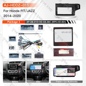 หน้าจอสัมผัสขนาด 12.3 นิ้ว ระบบนำทาง GPS มัลติมีเดีย Carplay ติดตั้งบนแผงหน้าปัด DSP สำหรับ<span class=keywords><strong>รถ</strong></span>ยนต์ฮอนด้า ฟิต ปี 2014-2020 วิทยุติด<span class=keywords><strong>รถ</strong></span>ยนต์ระบบแอนดรอยด์ - Product Image 5