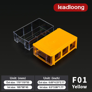 LEADLOONG F01-170*110*55MM สีฟ้า |   กล่องเก็บอะไหล่ - กล่องเก็บชิ้นส่วนฮาร์ดแวร์พลาสติกแบบซ้อนได้ กล่องเก็บสกรู กล่องเครื่องมือแบบลิ้นชัก - Product Image 2