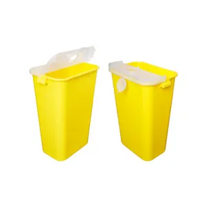 China No 1 Large Volume 46L 48L 12 Gal Safety Plastic Sharp Disposable Container Box for All Sizes Syringes, Needles and Sharps