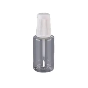 20ml or 30ml touch up bottle with paint brush and roller boll. White cap