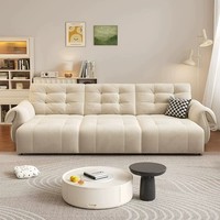 Modernes Modulares Ecksofa mit Holzrahmen, Stoffbezug, Stauraum und Schlaffunktion, Verstellbare Schaumstofffüllung für Wohnzimmer