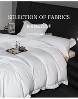 Ensemble de literie complet pour lit Queen, ensemble de literie d'hôtel, ensemble de draps pour lit Super King avec housse de couette en coton biologique pour toutes les saisons