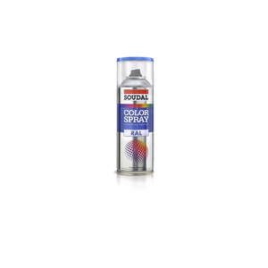 Soudal 600ml Universal Acrylic Spray Can Matt White RAL 9010 Productos químicos multiusos para el hogar - Product Image 2