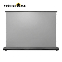 Écran de projection motorisé Black Diamond ALR 100 pouces anti-lumière, électrique, portable, 3D LED 4K à longue portée