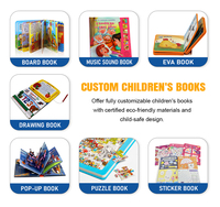 Livre d'histoires haptiques pour enfants aveugles, illustrations tactiles avec impression de texte en braille, 5-10 ans