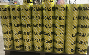 เทปเตือนอันตรายแบบไม่ใช้กาวสำหรับงานก่อสร้างแก๊ส ออกแบบตามสั่ง - Product Image 5