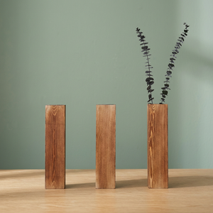 Modern Art Deco Eco-Friendly Coiled Wooden Indoor Hanging Mounted <b>Wall</b> <b>Vase</b> Planters Pots - Product Image 3