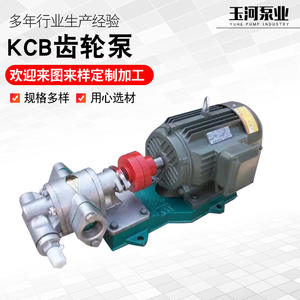 Pompe à engrenages en acier inoxydable KCB, pompe à miel isolée avec une puissance de 3000 W, 5 CV, pompe à engrenages - Product Image 2