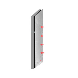 Panneau en caoutchouc plastique isolant auto-adhésif en aluminium, résistance à la compression de 1000 kg, durable, pour usage sportif intérieur - Product Image 1