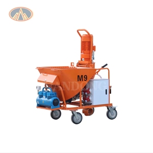 Yüksek güç alçı püskürtme makinesi duvar macun boyama rekabetçi fiyat ile 3 fazlı mobil harç püskürtücü - Product Image 1