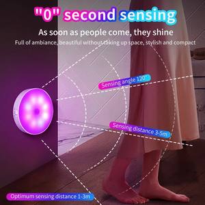 عرض خاص غرفة نوم داخلية قابلة لإعادة الشحن RGB إضاءة جدار الأشعة تحت الحمراء - Product Image 6