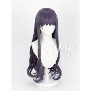 Perruque de cosplay Cardcaptor <span class=keywords><strong>Sakura</strong></span> de haute qualité, style Tomoyo Daidouji, courte, droite, brun clair naturel, résistante à la chaleur, filet en maille rose - Product Image 3