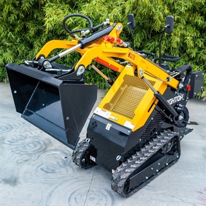 Minicargadora Ultraestrecha de 770 mm de Fábrica: Adaptadora para Martillo Rompedor y Pinza de Jardín Pequeña - Product Image 4