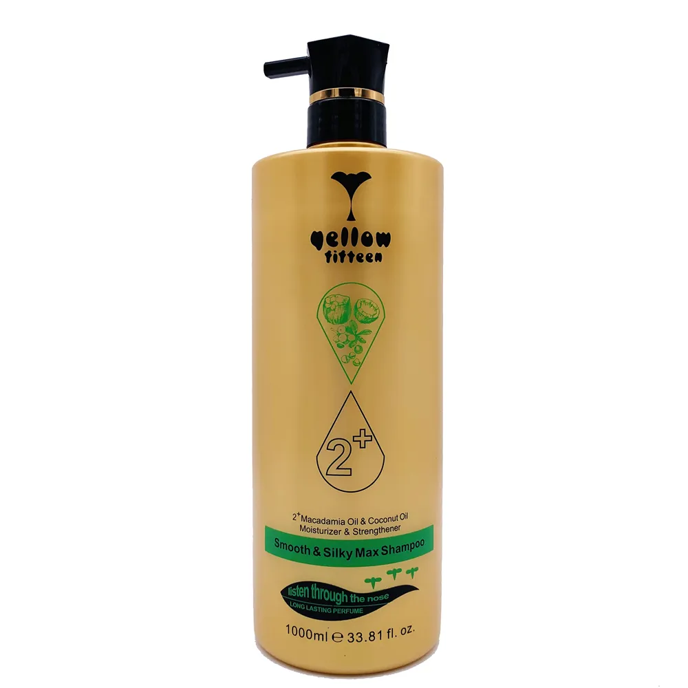 Özel etiket HODM marka isimleri natürel sızma hindistan cevizi yağı yağ şampuanı hasarlı saçlar için kinky saç