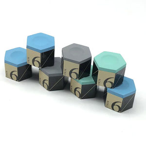 Tiza de Carbonato de Calcio para Billar, Snooker y Pool, Baja en Residuos, Anti-Deslizante, Forma Hexagonal, para Entrenamiento y Competición - Product Image 4