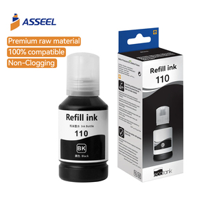 Encre DGT noire compatible premium 110 C13T03P14A en vrac à base d'eau pour recharger les cartouches d'imprimantes <span class=keywords><strong>Epson</strong></span> <span class=keywords><strong>EcoTank</strong></span> M1100 <span class=keywords><strong>M1120</strong></span> - Product Image 1