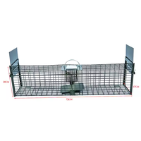Piège à gros animaux solide pour Coyote Raton laveur Vison Castor Belette Humaine Lapin Renard Souris Cage Zorro Trapa Jaulas Lutte antiparasitaire