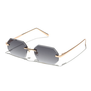 2159 Small Frameless <b>Square</b> <b>Sunglasses</b> High Quality UV400 Fashion Design Luxury for Men and Women - Product Image 4