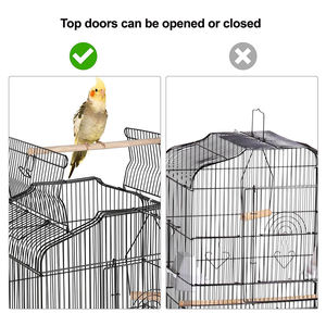 41 inç <span class=keywords><strong>Parakeet</strong></span> çift Aviary ekstra büyük kafes açık bahçe toptan kuş kafesleri büyük papağan - Product Image 6