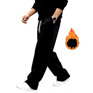 Pantalon polaire pour homme, chaud et décontracté, idéal pour l'hiver, jogging, sport, design personnalisé, vente en gros directe usine - Product Image 5