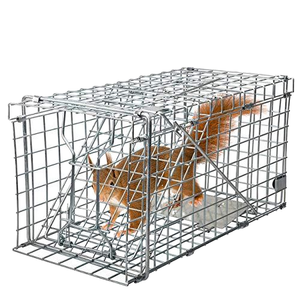 <span class=keywords><strong>Precio</strong></span> <span class=keywords><strong>de</strong></span> fábrica Heavy Duty 61cm * 18*21cm jaula plegable para animales trampa duradera para ratones jaula para caza - Product Image 3