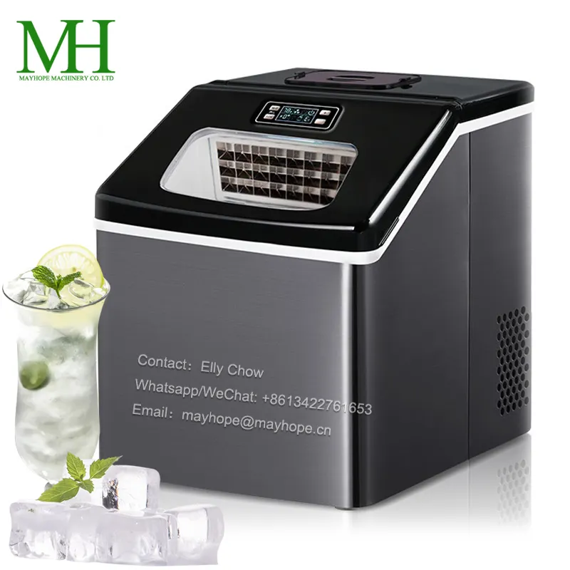 25kg/24h 30kg/24h Commercial and Household Small Ice Maker Ice Cube Making Machine