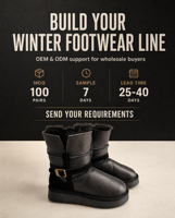 Bottes d'hiver imperméables en cuir noir pour femmes, doublées de fourrure, avec sangle à boucle, plateforme, semelle antidérapante, mi-mollet