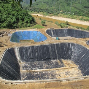 1000 Micron Đập Lót Cá Trang Trại Ao Lót Chi Phí M2 HDPE Màng Đất Trong Peru Lima Geomembrana HDPE 1Mm Preio Arequipa Khai Thác Mỏ - Product Image 3