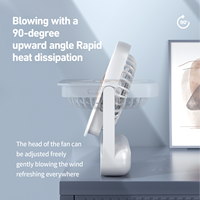 Mini chargeur de bureau portable USB Ventilateur de table à rotation portable pour la maison