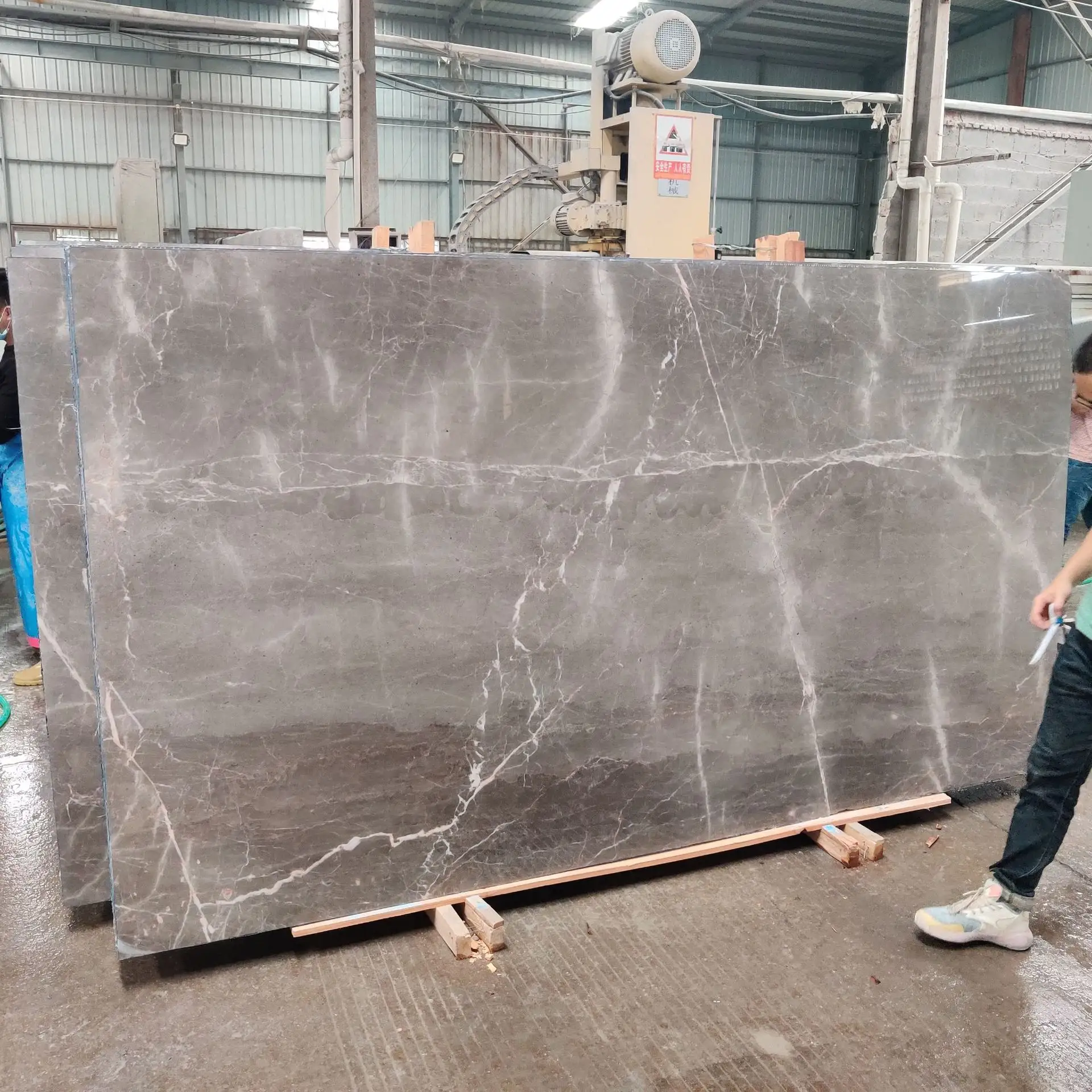 China cheap Polished Manufactured Top Quality Competitive Price Grey Marble stone tiles for Floor and Wall table