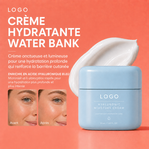 Crema Revitalizante Ligera ODM/OEM, Hidratación 24H, Suaviza la Piel Áspera, Calma el Enrojecimiento, Piel Sensible, Crema Hidratante con Ácido Hialurónico - Product Image 3