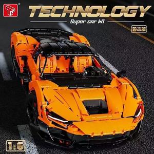 Tegal T5051 McLaren, modèle de voiture de sport en plastique ABS à l'échelle 1:6, jouet de construction, blocs de construction, 40 pièces, pour garçons et enfants - Product Image 2