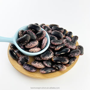 Frijoles de mantequilla chinos secos no Gmo púrpura frijoles de riñón moteados negros grandes - Product Image 1