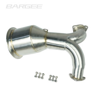 Bargee <span class=keywords><strong>Megna</strong></span> Flow tuyau de descente d'échappement pour audi B9 S5 S4 V6 3.0T 2018 ~ UP système d'échappement tuyaux d'échappement de voiture - Product Image 3