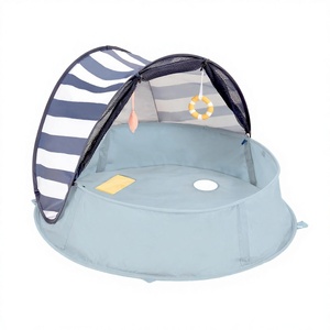 Babymoov Aquani Tente Pop-up 3-en-1 et <span class=keywords><strong>Piscine</strong></span> pour Enfants avec Aire de Jeu, Tente d'Été Thème Marin, Taille Unique - Product Image 1