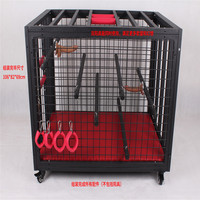 Meubles de bondage BDSM, jeux érotiques pour adultes, jouets sexuels, grande cage en métal et cuir pour chien, dispositifs de retenue pour esclaves, gelances d'entraînement pour femmes et hommes