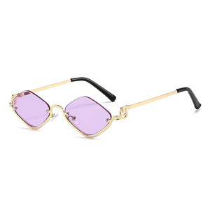Occhiali da Sole Unisex alla Moda 2026 Shanghai con Lenti PC UV400, Montatura a Mezzo Cerchio in <span class=keywords><strong>Blu</strong></span>/Rosa/Grigio, Durevoli e Comodi per Feste e Regali - Product Image 5