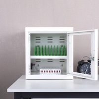 Système de refroidissement centralisé pour casiers intelligents avec chargement de périphériques, homologué FM, porte en verre transparent mobile pour écoles, bureaux et hôpitaux